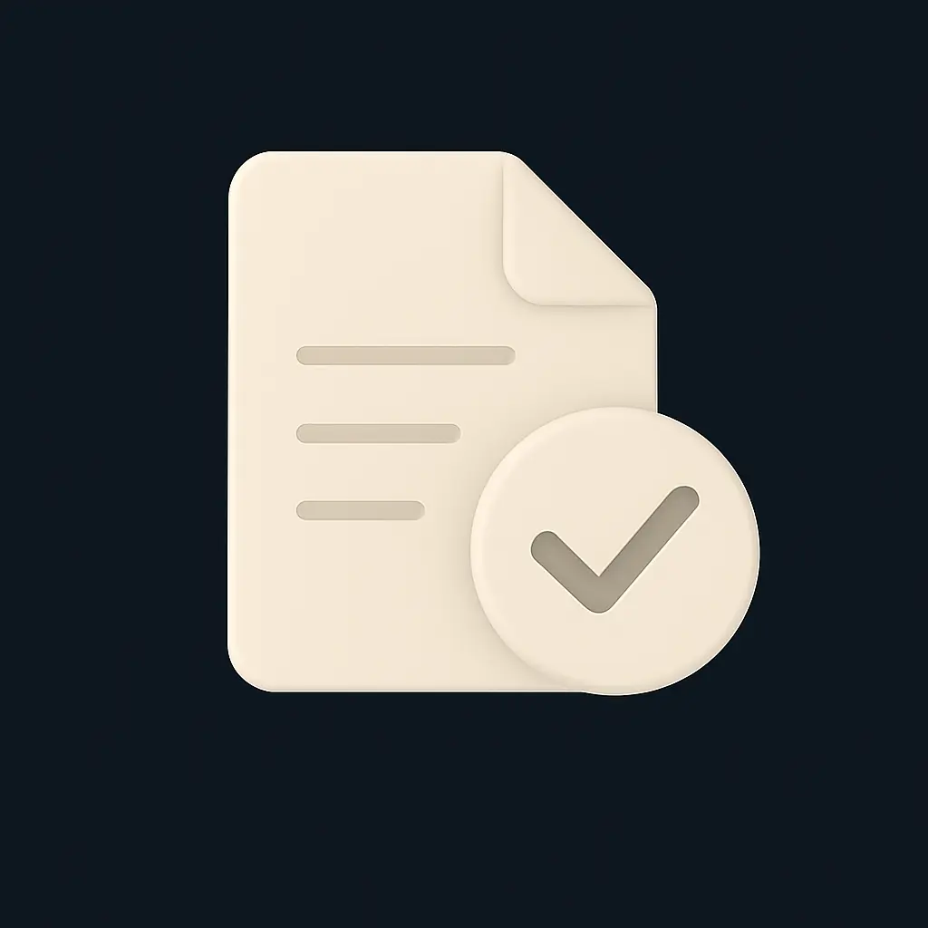 Simplified paperless process